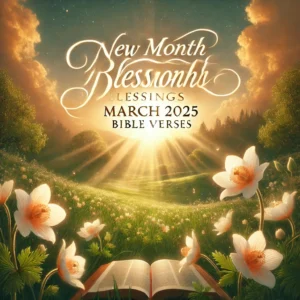 New Month Blessings: March 2025 Bible Verses
