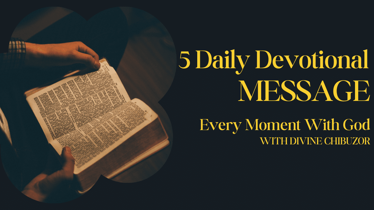 The 5Daily Devotional Message March 31, 2025 – Monday