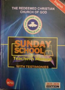 RCCG Sunday School Teacher’s Manual 11th January 2026