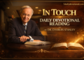 Charles Stanley Daily Devotional 13 August 2026: An Example of Humility