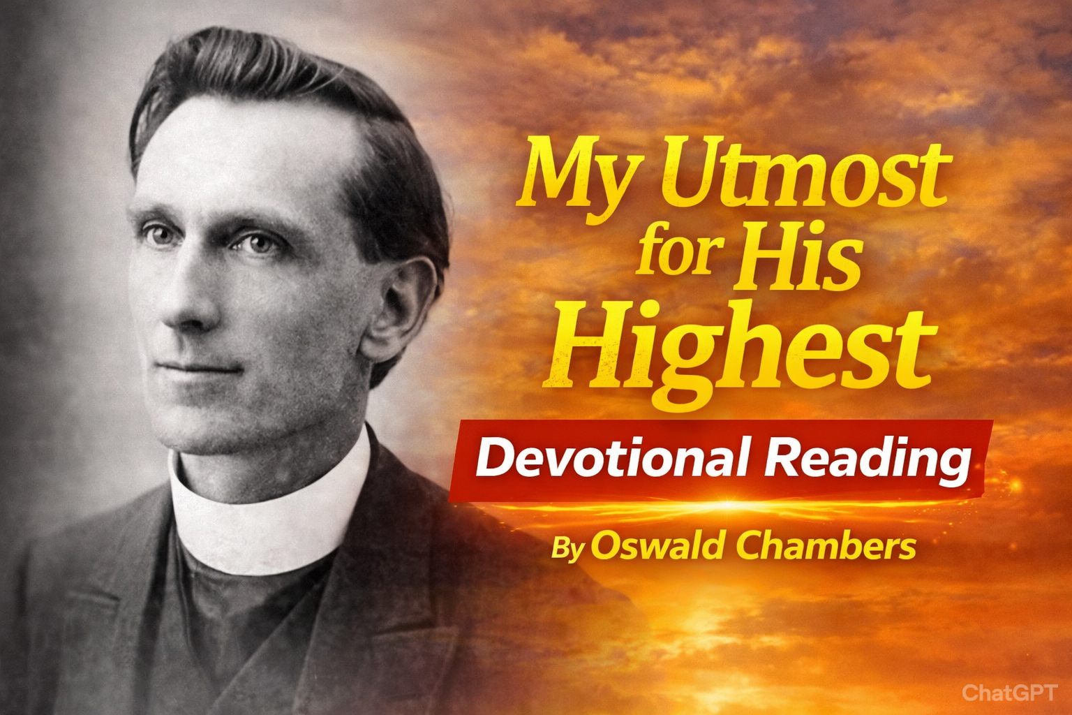 Oswald Chambers Daily Devotional 26 March 2026: Vision by Personal Purity