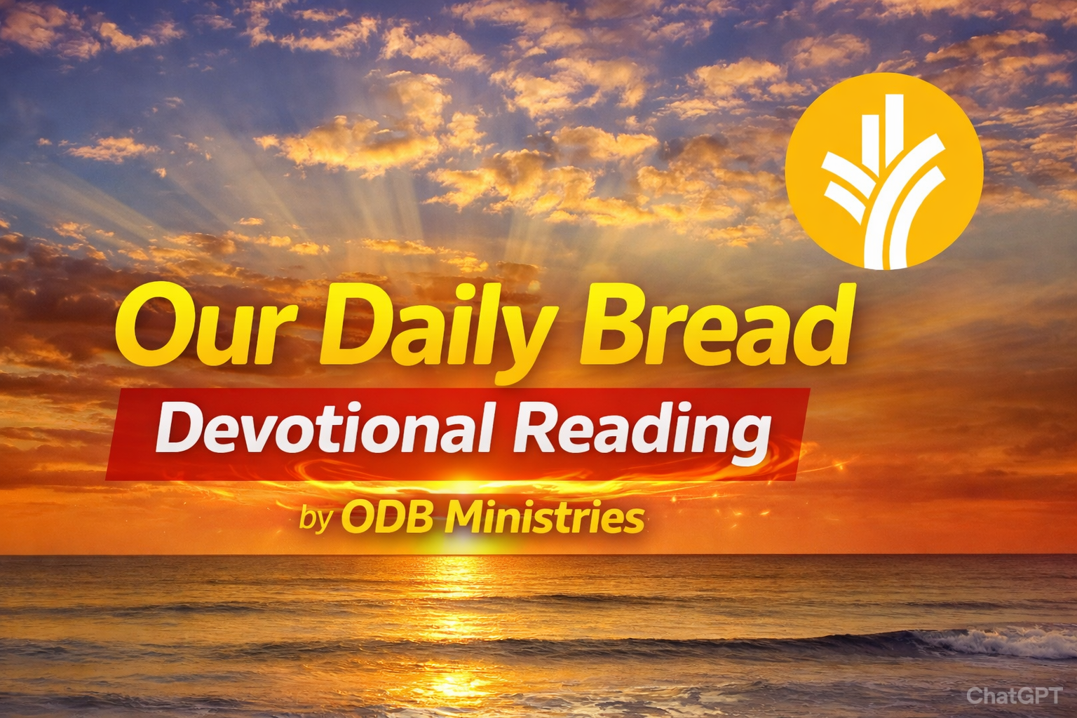 Our Daily Bread 25 March 2026: One in Jesus
