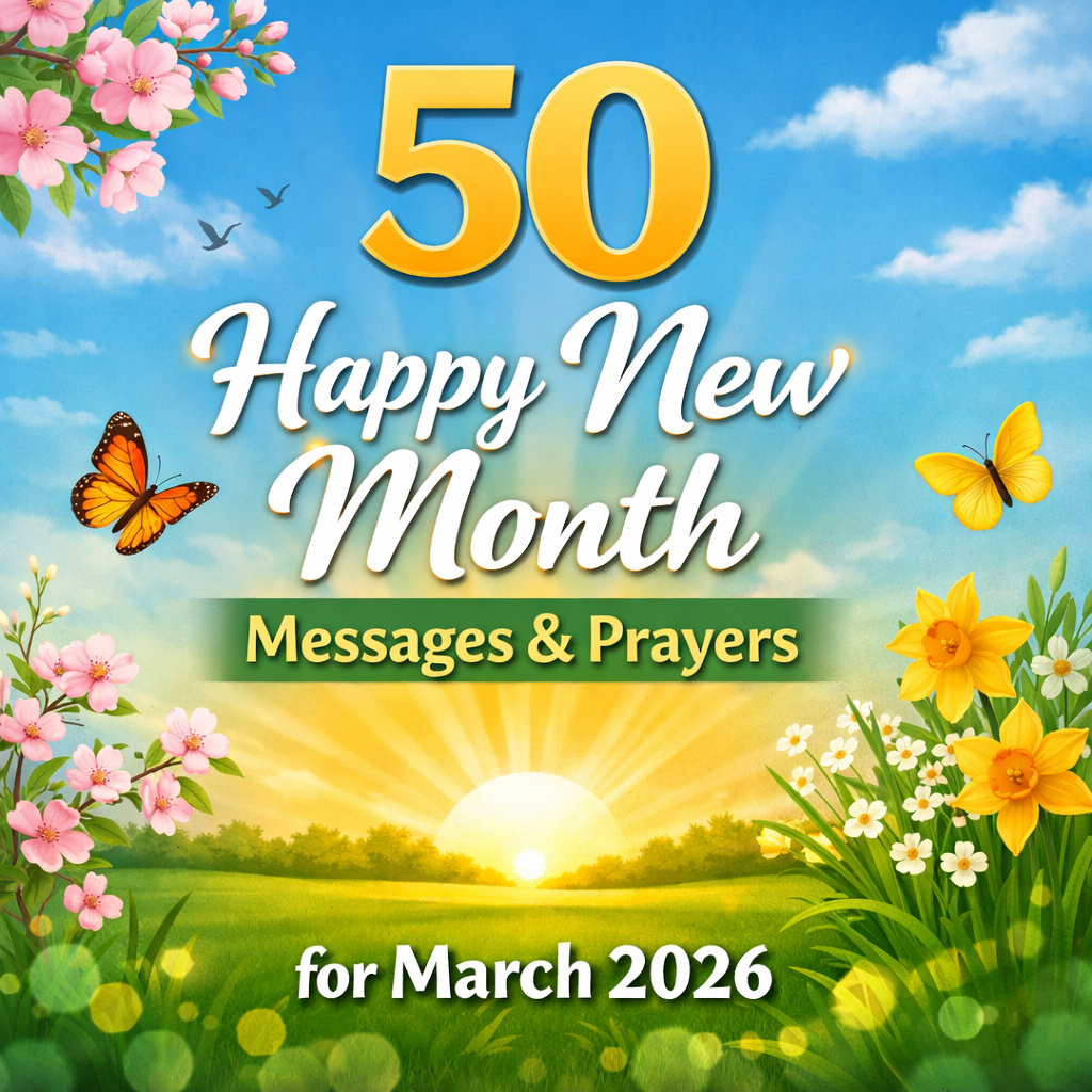 50 Happy New Month Messages & Prayers for March 2026 (Inspiring Wishes to Start Fresh)