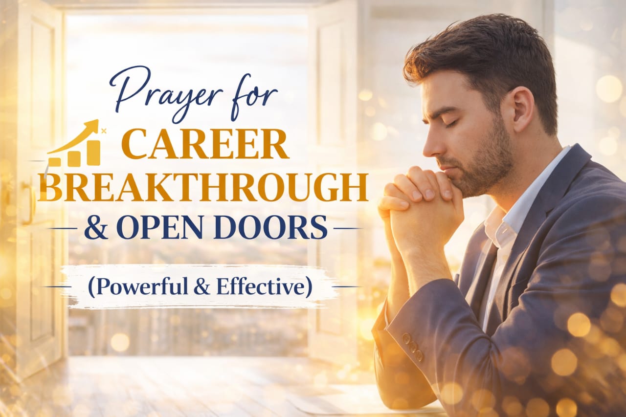 Prayer for Career Breakthrough and Open Doors