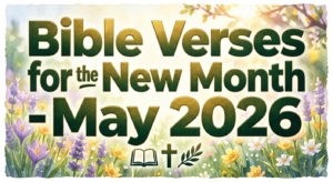 Bible Verses for the New Month - May 2026