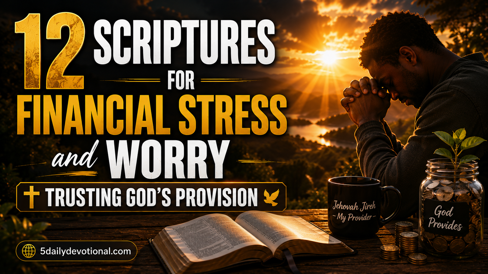 12 Scriptures for Financial Stress and Worry | Trusting God’s Provision