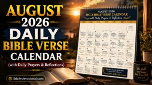 August 2026 Daily Bible Verse Calendar (with Daily Prayers & Reflections)