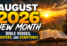 August 2026 New Month Bible Verses, Prayers, and Scriptures August 2026 New Month Bible Verses, Prayers, and Scriptures