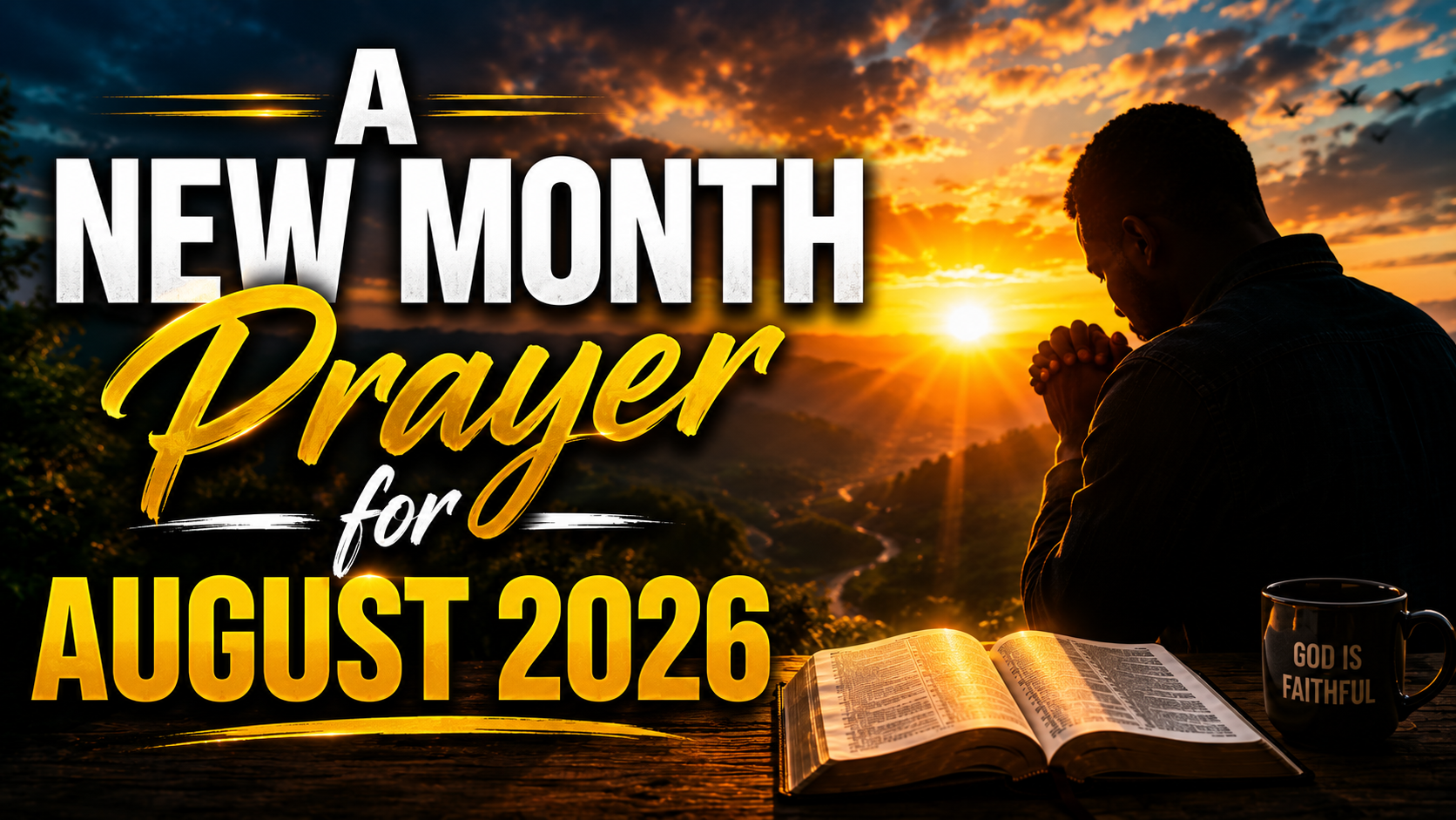 August 2026 New Month Prayer: Scriptural Devotional for the New Season