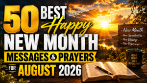 50 Best Happy New Month Messages & Prayers for August 2026