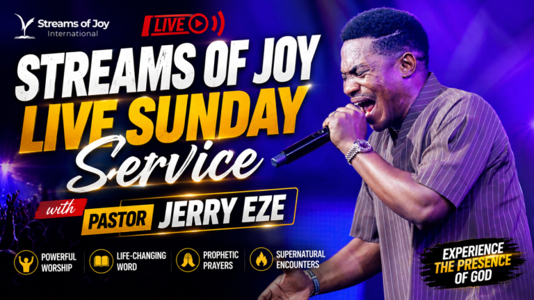 Streams of Joy Sunday Service Live 19 July 2026 – Pastor Jerry Eze Today