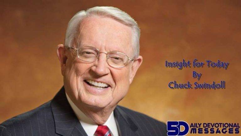 Chuck Swindoll Daily Devotional 4 May 2026: Love with Authentic Affection