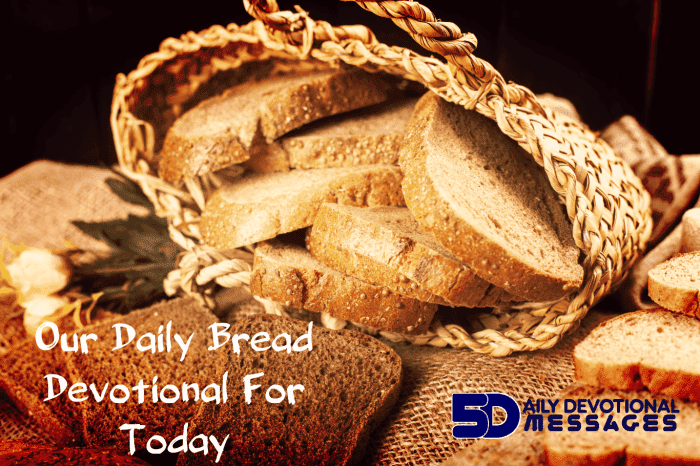 Our Daily Bread Devotional Saturday 2nd December 2023 – Building Up Goodwill