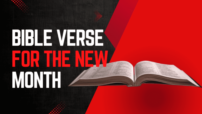 Bible Verses for the New Month of November 2025