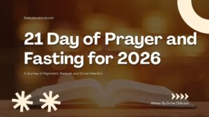 21 Day of Prayer and Fasting for 2026