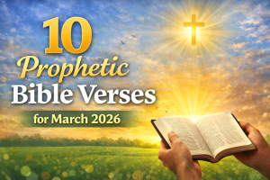 10 Prophetic Bible Verses for the New Month of March 2026