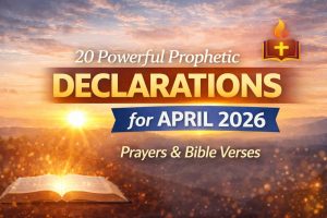 20 Powerful Prophetic Declarations for April 2026 | Prayers & Bible Verses