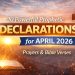 20 Powerful Prophetic Declarations for April 2026 | Prayers & Bible Verses