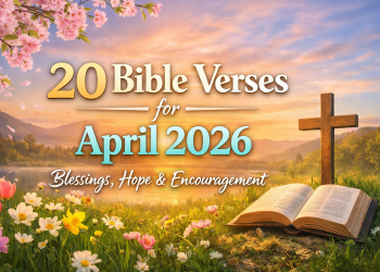 20 Powerful Bible Verses for April 2026 (New Month Blessings, Hope & Encouragement)
