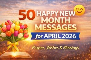 50 Happy New Month Messages for April 2026 | Prayers, Wishes & Blessings