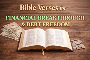 25 Powerful Bible Verses for Financial Breakthrough and Debt Freedom (With Prayers)