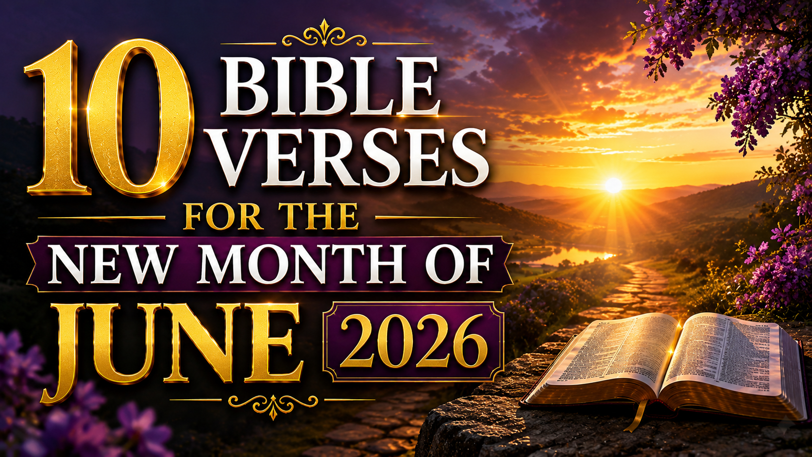 10 Bible Verses for the New Month of June 2026